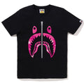 A BATHING APE Ladies' COLOR CAMO SHARK TEE