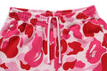 A BATHING APE Ladies' ABC CAMO A BATHING APE LOGO STRAIGHT SWEAT PANTS