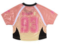 A BATHING APE Ladies' DIP DYE MULTI LOGO MINI TEE
