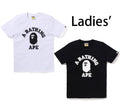 A BATHING APE Ladies' CRYSTAL STONE COLLEGE TEE - happyjagabee store
