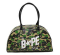 A BATHING APE Ladies' ABC CAMO BOWLING BAG