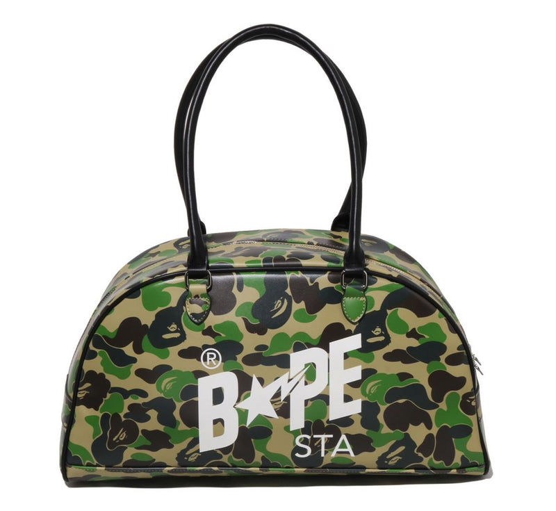 A BATHING APE Ladies' ABC CAMO BOWLING BAG