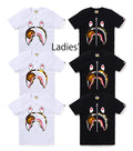 A BATHING APE Ladies' 1ST CAMO MILO SHARK TEE