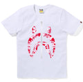 A BATHING APE Ladies' ABC CAMO SHARK TEE
