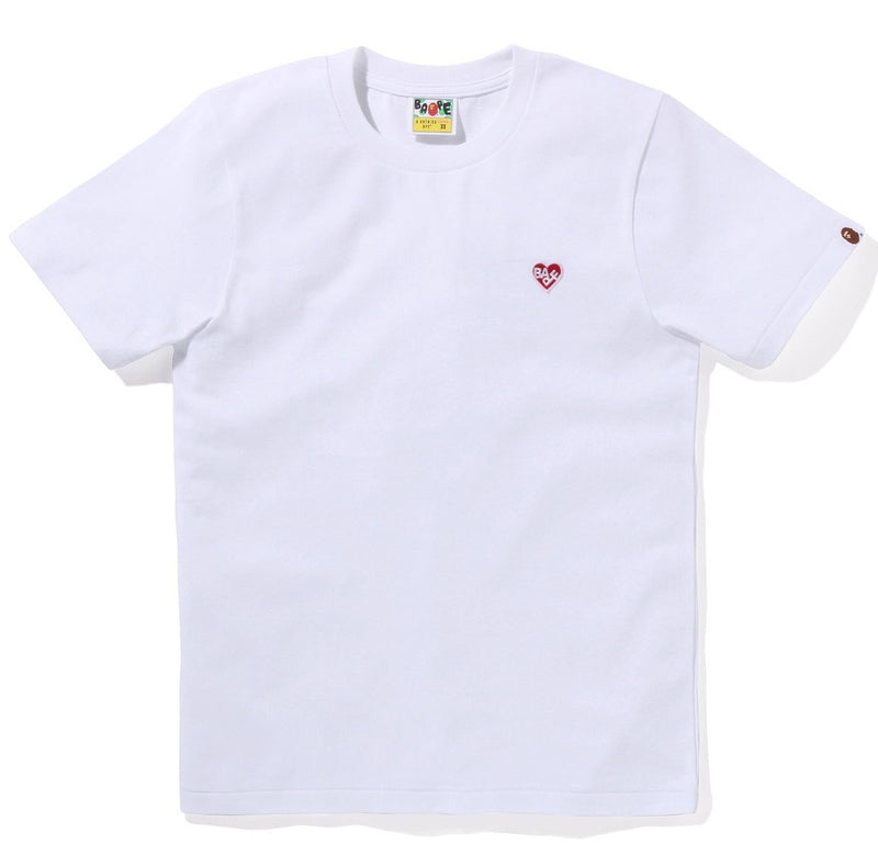 A BATHING APE Ladies' BAPE HEART ONE POINT TEE - happyjagabee store