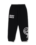 A BATHING APE BAPE KIDS BIG BABY MILO SWEAT PANTS