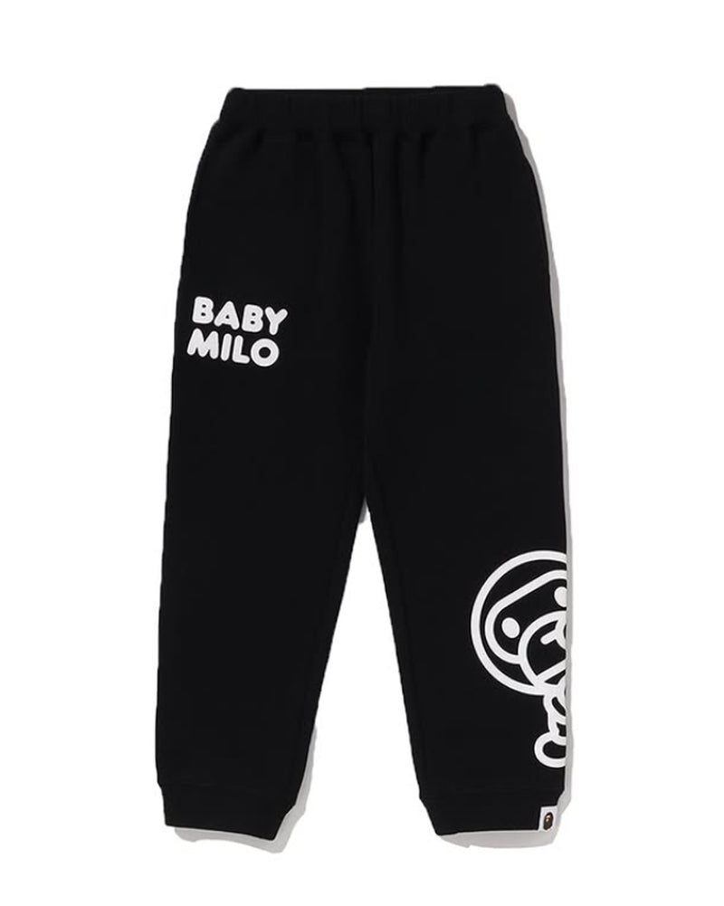 A BATHING APE BAPE KIDS BIG BABY MILO SWEAT PANTS