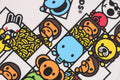 A BATHING APE BAPE KIDS BABY MILO FRIENDS BLOCK TEE