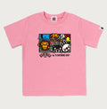 A BATHING APE BAPE KIDS MILO FRIENDS DJ TEE