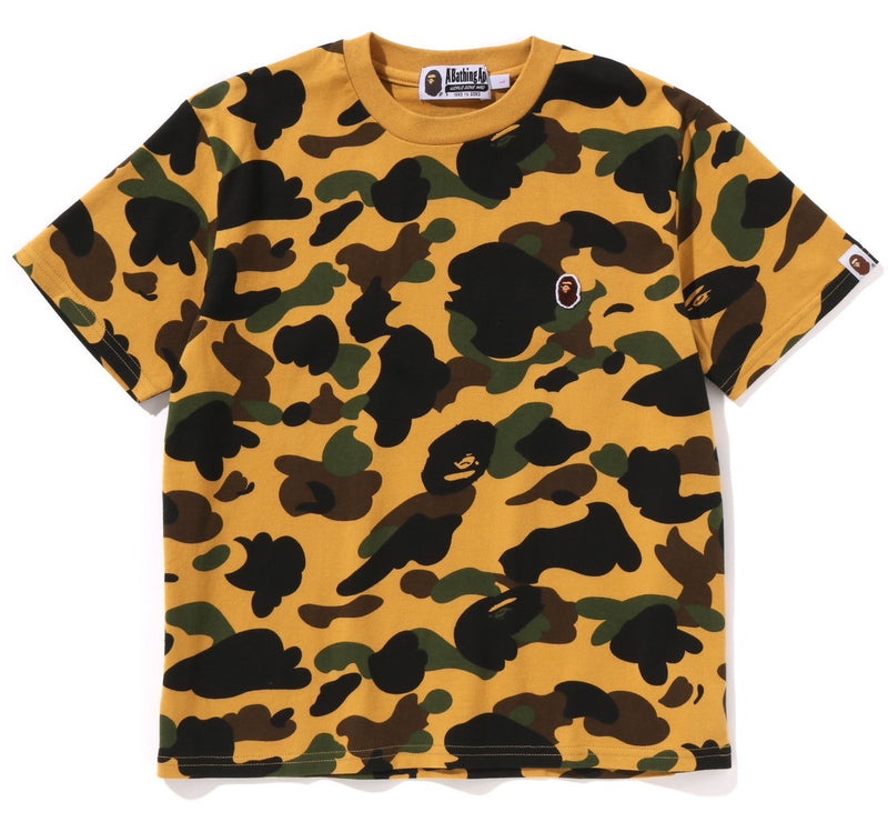 A BATHING APE Ladies' 1ST CAMO ONE POINT MINI TEE