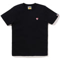 A BATHING APE Ladies' BAPE HEART ONE POINT TEE - happyjagabee store