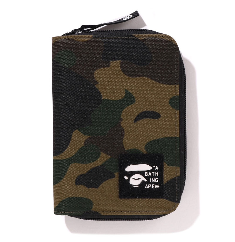 A BATHING APE 1ST CAMO CORDURA PASSPORT CASE