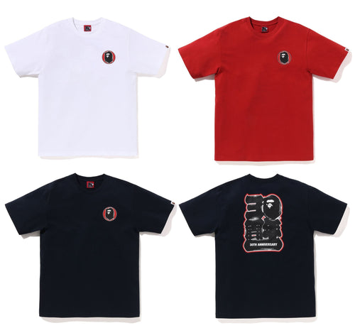 A BATHING APE BAPE 30TH ANNIV. TEE #3