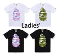 A BATHING APE Ladies' MULTI PIXEL CAMO MILO ON BIG APE TEE