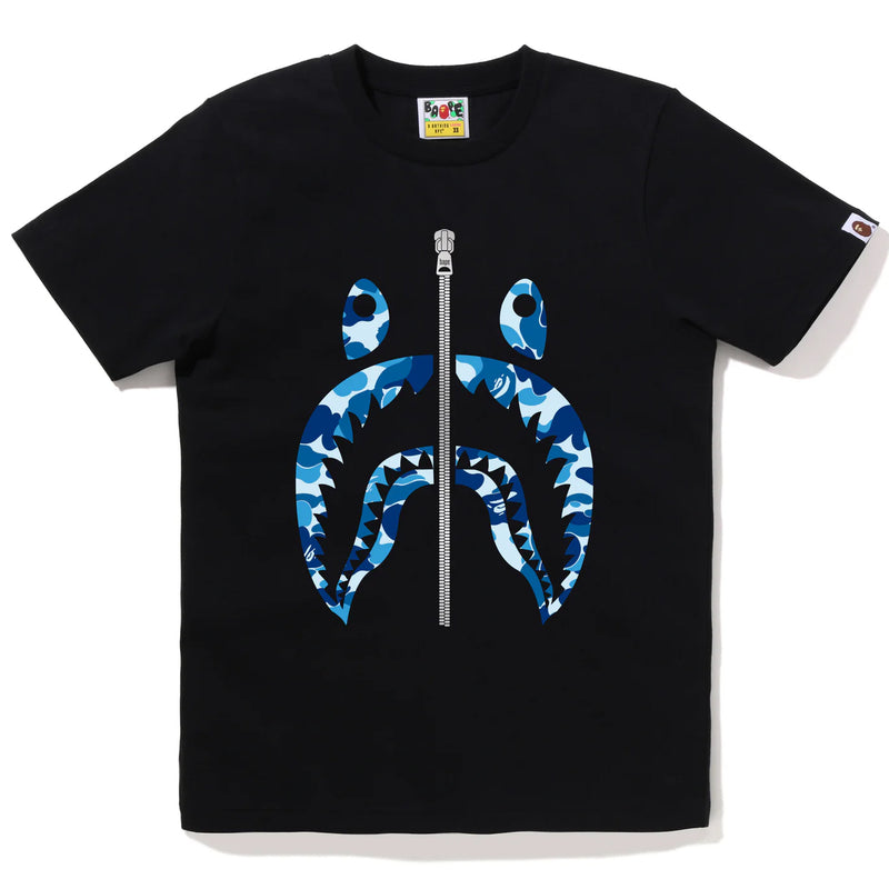 A BATHING APE Ladies' ABC CAMO SHARK TEE - happyjagabee store