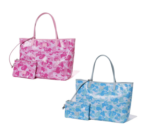 A BATHING APE Ladies' BABY LISA ABC CAMO TOTE BAG