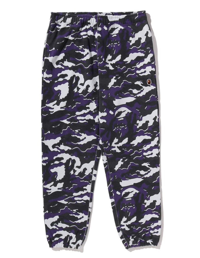 A BATHING APE GLITCH WOODLAND CAMO RELAXED FIT SWEAT PANTS