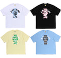 A BATHING APE APE SHALL NEVER KILL APE COLLEGE RELAXED FIT TEE