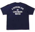A BATHING APE LUKEWARM WATER LOGO RELAXED FIT TEE