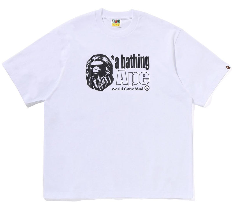 A BATHING APE APE HEAD LOGO RELAXED FIT TEE