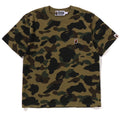 A BATHING APE Ladies' 1ST CAMO ONE POINT MINI TEE