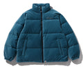 A BATHING APE Ladies' CRYSTAL STONE BAPE LOGO VELOUR DOWN JACKET