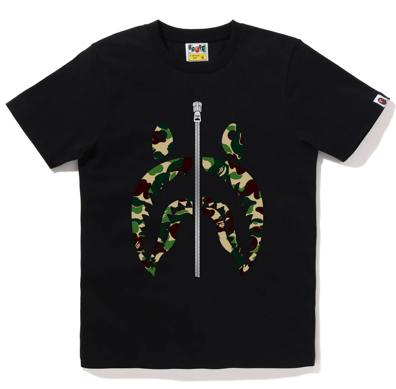 A BATHING APE Ladies' ABC CAMO SHARK TEE - happyjagabee store