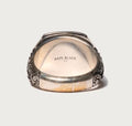 A BATHING APE BAPE BLACK ITEM #1 MAD FACE SIGNET RING