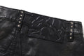 A BATHING APE Ladies' CAMO EMBOSSED WASHED RHINESTONE SKIRT