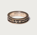 A BATHING APE BAPE BLACK ITEM #11 MAD FACE LOGO RING