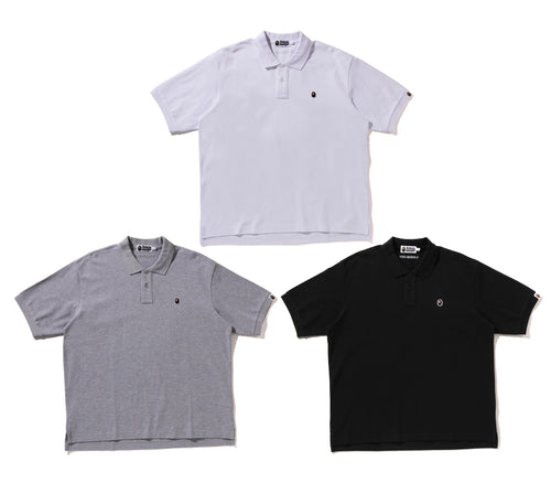 A BATHING APE ONE POINT REGULAR FIT POLO SHIRT