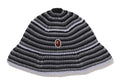 A BATHING APE APE HEAD ONE POINT STREIPE KNIT HAT