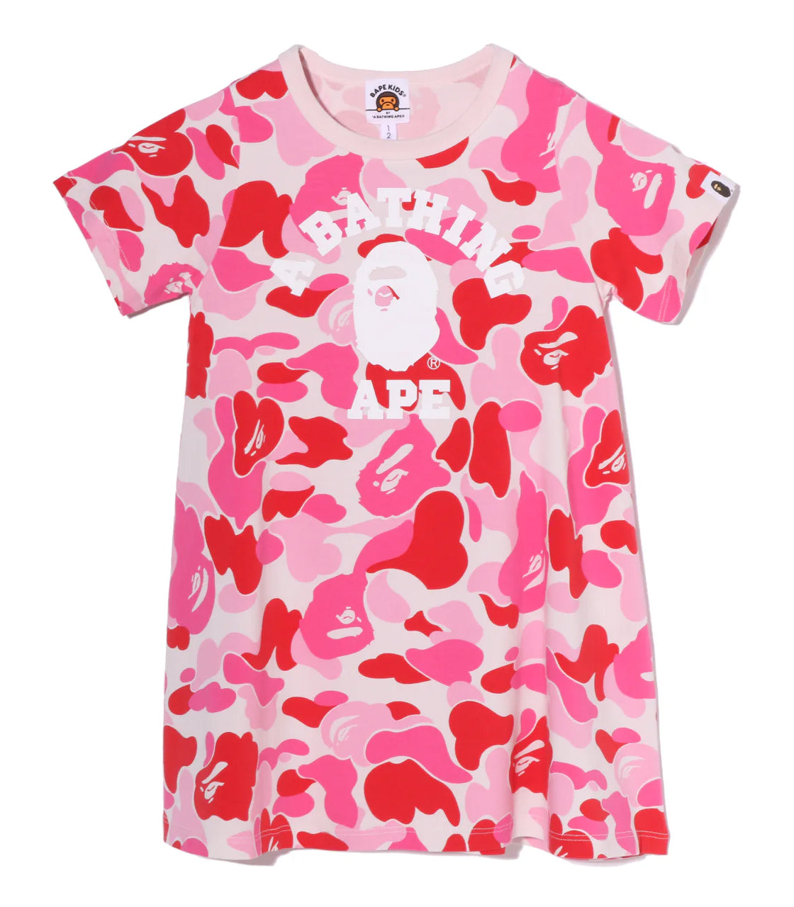 A BATHING APE BAPE KIDS ABC CAMO COLLEGE DRESS – happyjagabee store