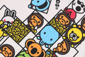 A BATHING APE BAPE KIDS BABY MILO FRIENDS BLOCK TEE