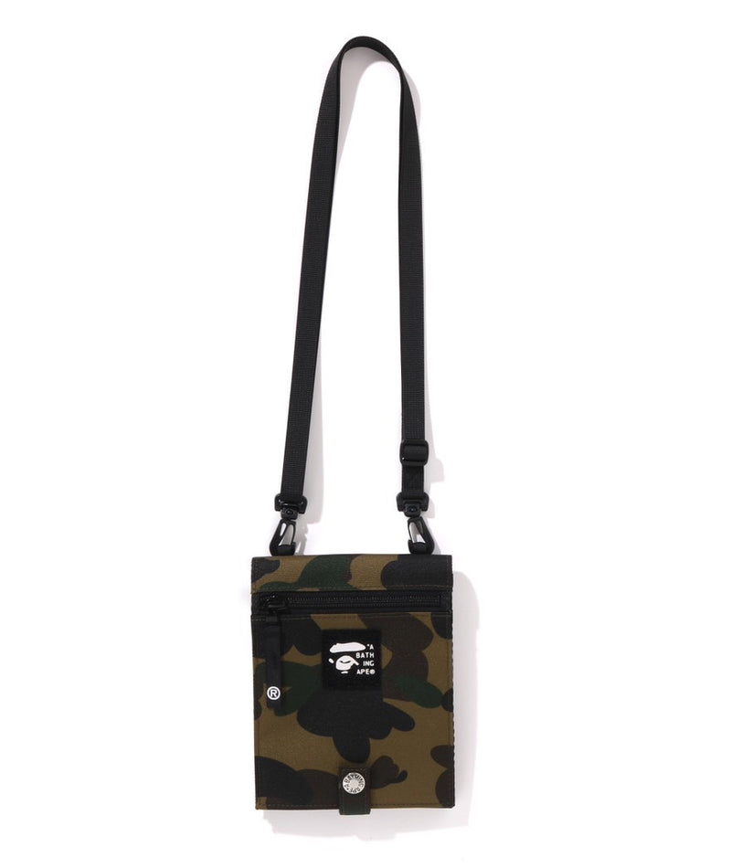 A BATHING APE 1ST CAMO CORDURA PASSPORT POUCH