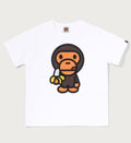 A BATHING APE BAPE KIDS BABY MILO BANANA TEE