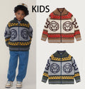 A BATHING APE BAPE KIDS BABY MILO WOOL MIX COWICHAN CARDIGAN