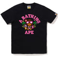 A BATHING APE Ladies' LISA COLLEGE SUMMER TEE