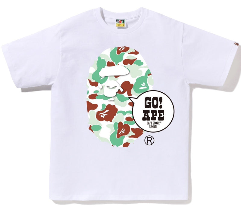 A BATHING APE BAPE STORE SENDAI GO! APE TEE JAPAN Limited