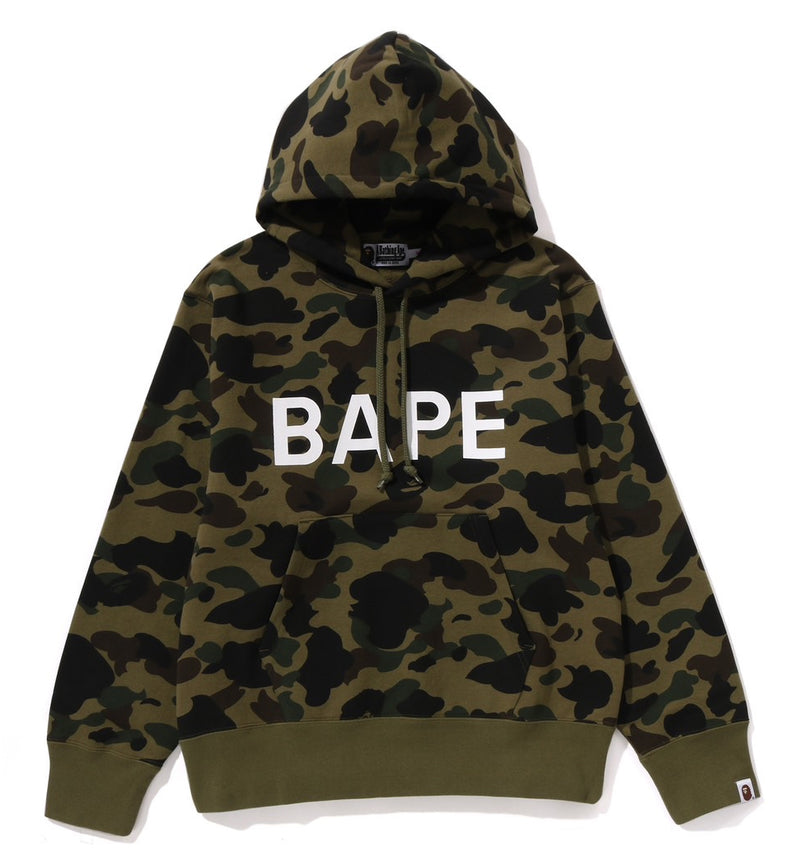 A BATHING APE Ladies' 1ST CAMO PULLOVER HOODIE