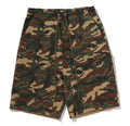 A BATHING APE GLITCH WOODLAND CAMO DOUBLE KNEE RELAXED FIT SWEAT SHORTS