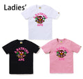 A BATHING APE Ladies' LISA COLLEGE SUMMER TEE