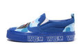 A BATHING APE BAPE KIDS ABC CAMO SHARK PATCH SLIP ON