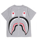 A BATHING APE BAPE KIDS BACK SHARK LOOSE FIT TEE