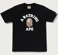 A BATHING APE Ladies' TIGER CAMO COLLEGE TEE