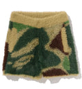 A BATHING APE Ladies' ABC CAMO LONG FUR JACQUARD SHORTS