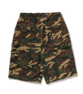 A BATHING APE GLITCH WOODLAND CAMO DOUBLE KNEE RELAXED FIT SWEAT SHORTS