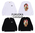A BATHING APE BAPE STORE FUKUOKA L/S TEE FUKUOKA LIMITED