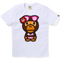 A BATHING APE Ladies' BIG BABY LISA SUMMER TEE