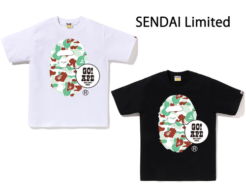 A BATHING APE BAPE STORE SENDAI GO! APE TEE JAPAN Limited